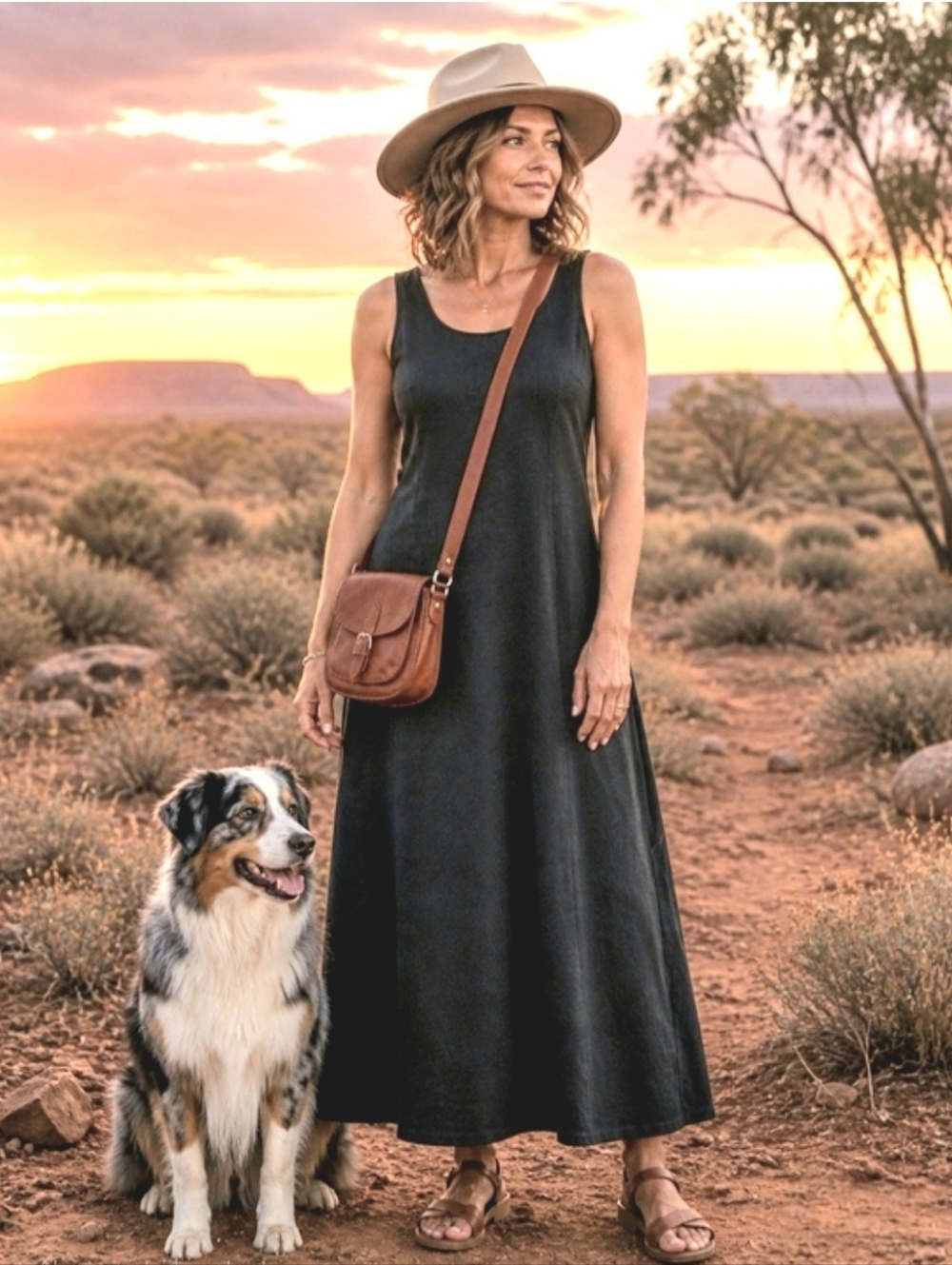 BONDI BORN 'THE KENNEDY DRESS' Backless Scoop-Front Maxi